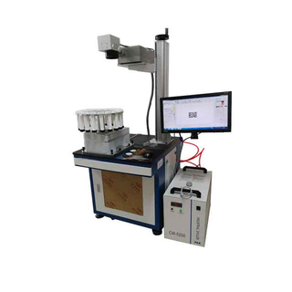 Desktop Ultraviolet UV Laser Marking Machine With Turntable