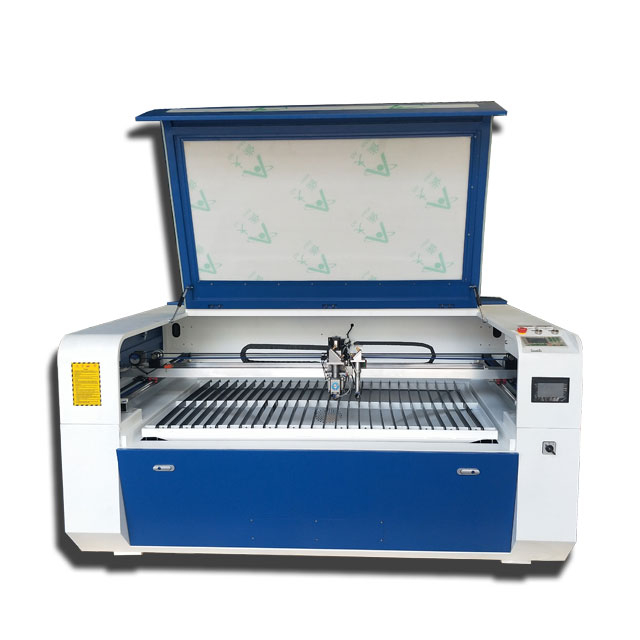 CO2 Mixer Laser Engraving Cutting Machine for Metal And Nonmetal with Two Cutting Heads